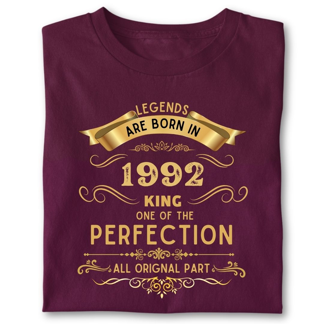 LEGENDS ARE BORN IN 1992 KING GOLDEN