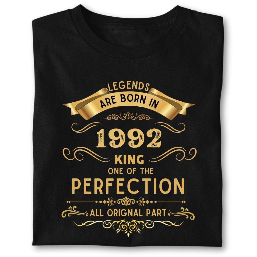 LEGENDS ARE BORN IN 1992 KING GOLDEN