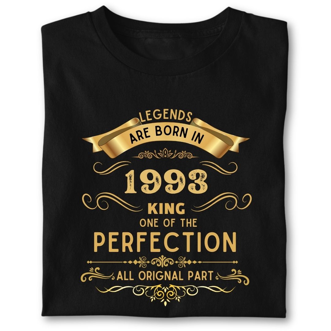 LEGENDS ARE BORN IN 1993 KING GOLDEN