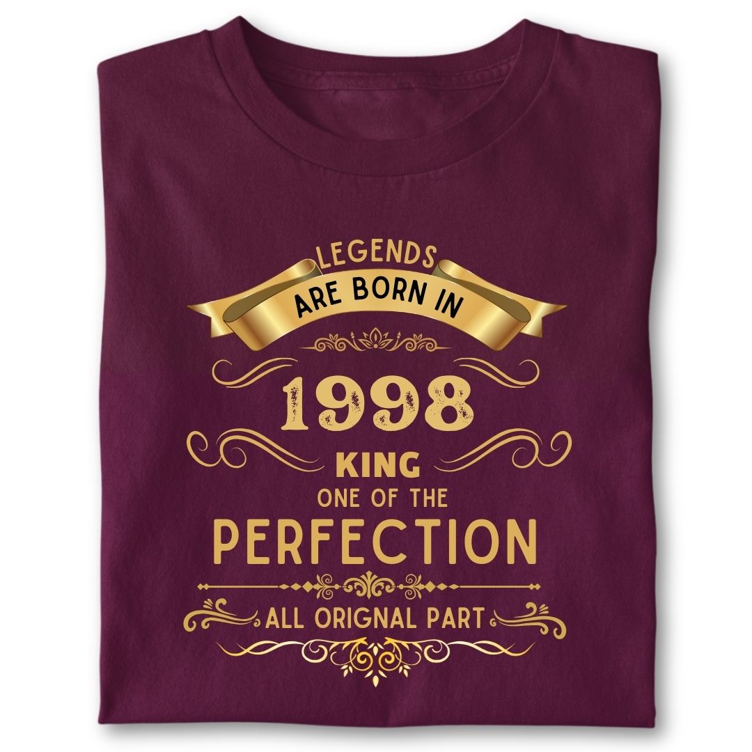 LEGENDS ARE BORN IN 1998 KING GOLDEN