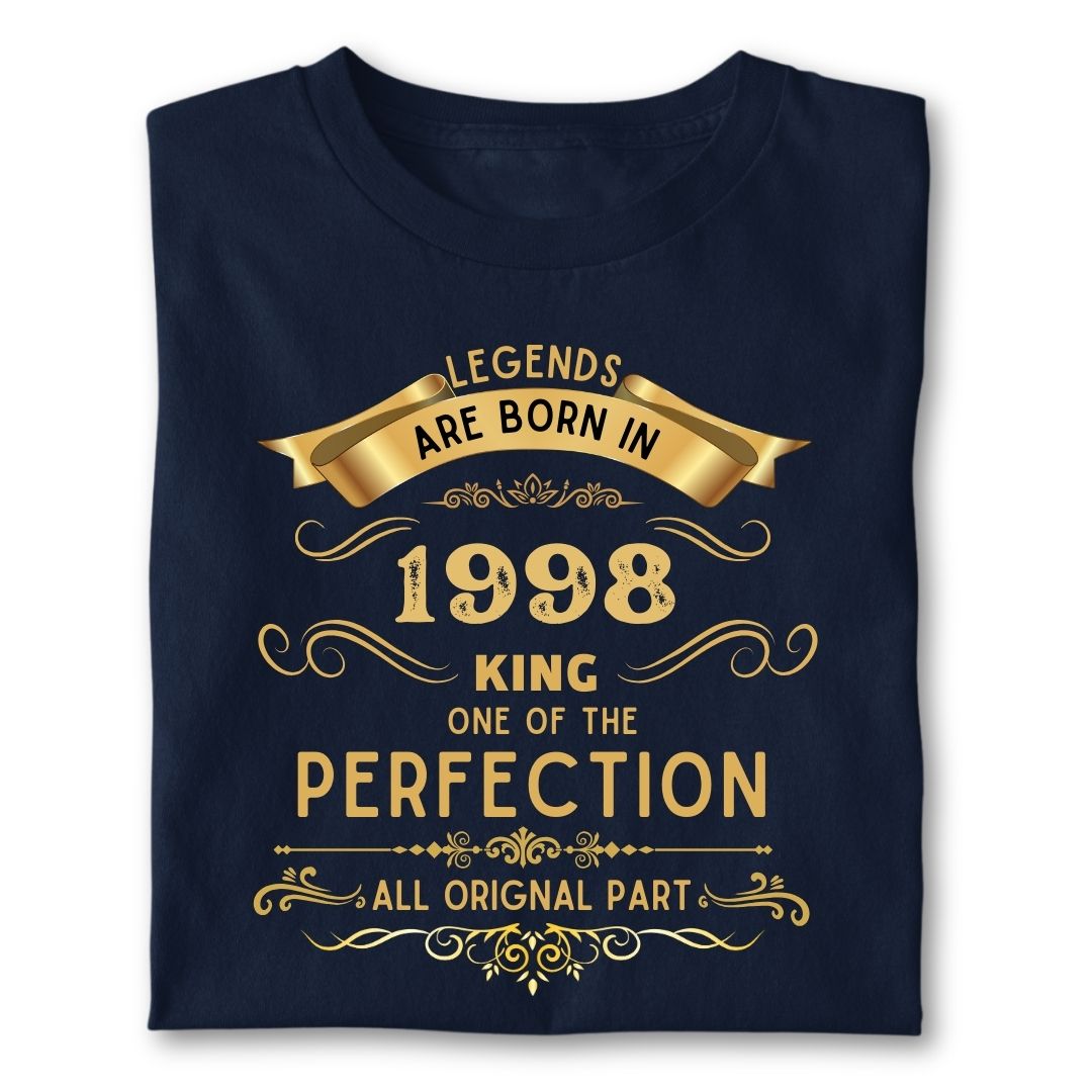 LEGENDS ARE BORN IN 1998 KING GOLDEN