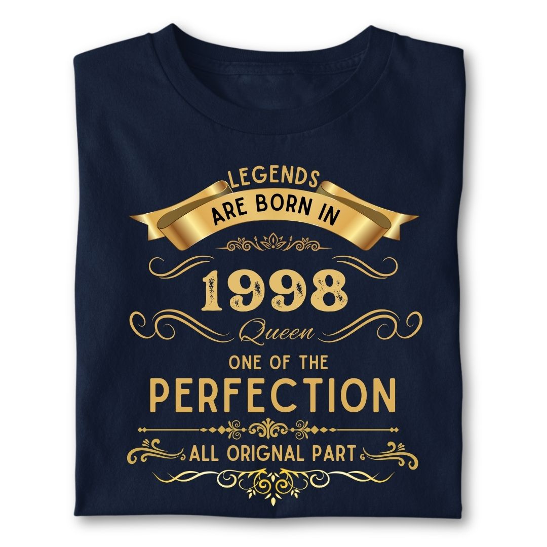 LEGENDS ARE BORN IN 1998 QUEEN GOLDEN