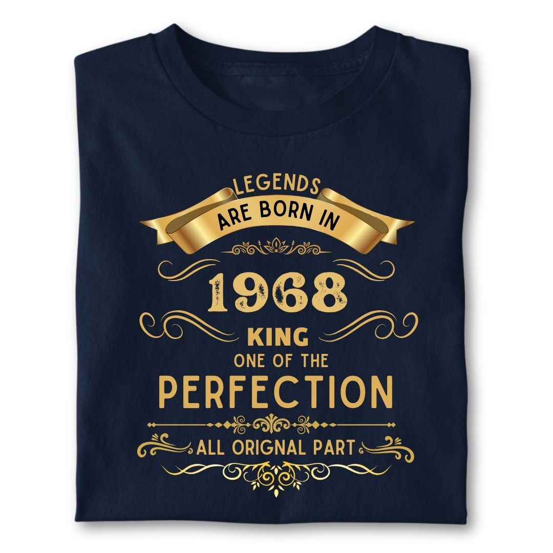 LEGENDS ARE BORN IN 1968 KING GOLDEN
