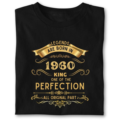 LEGENDS ARE BORN IN 1960 KING GOLDEN