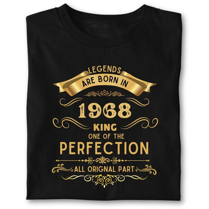 LEGENDS ARE BORN IN 1968 KING GOLDEN