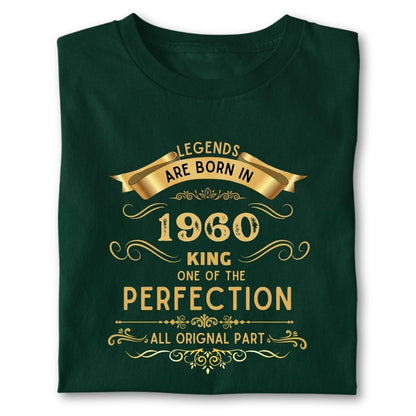 LEGENDS ARE BORN IN 1960 KING GOLDEN