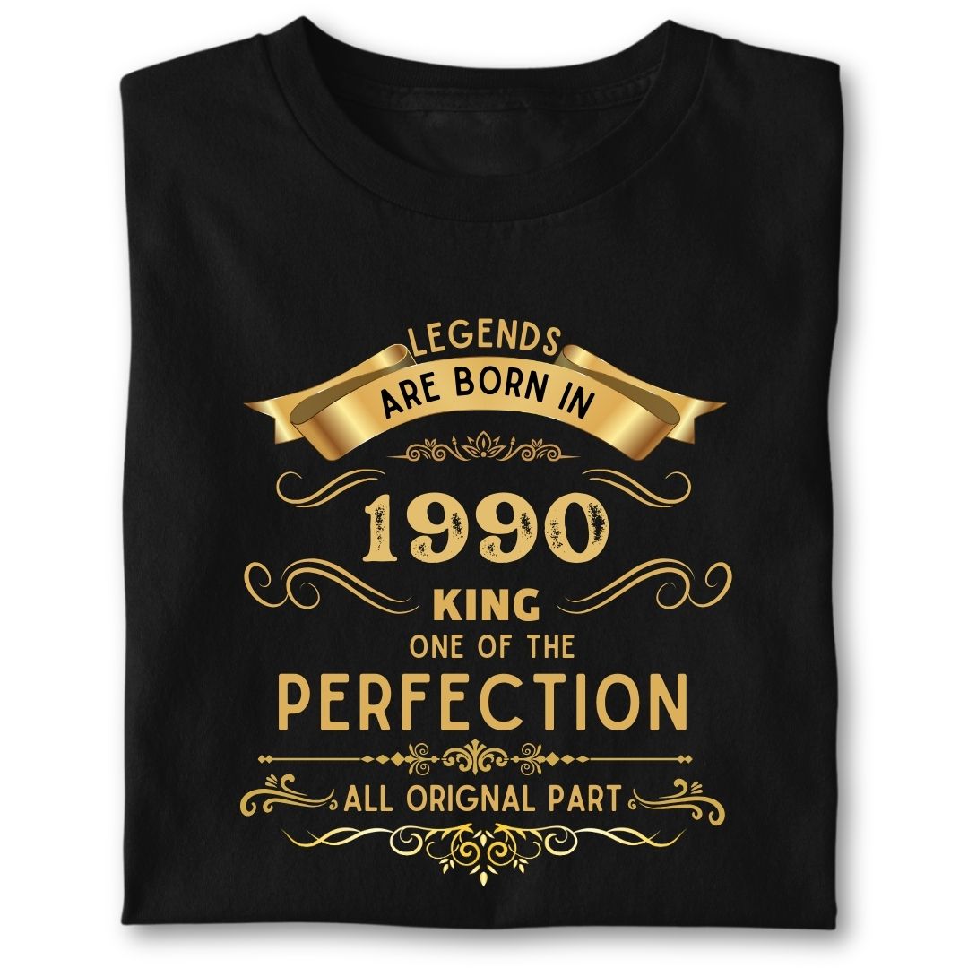 LEGENDS ARE BORN IN 1990 KING GOLDEN