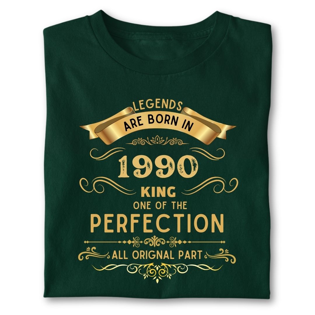LEGENDS ARE BORN IN 1990 KING GOLDEN