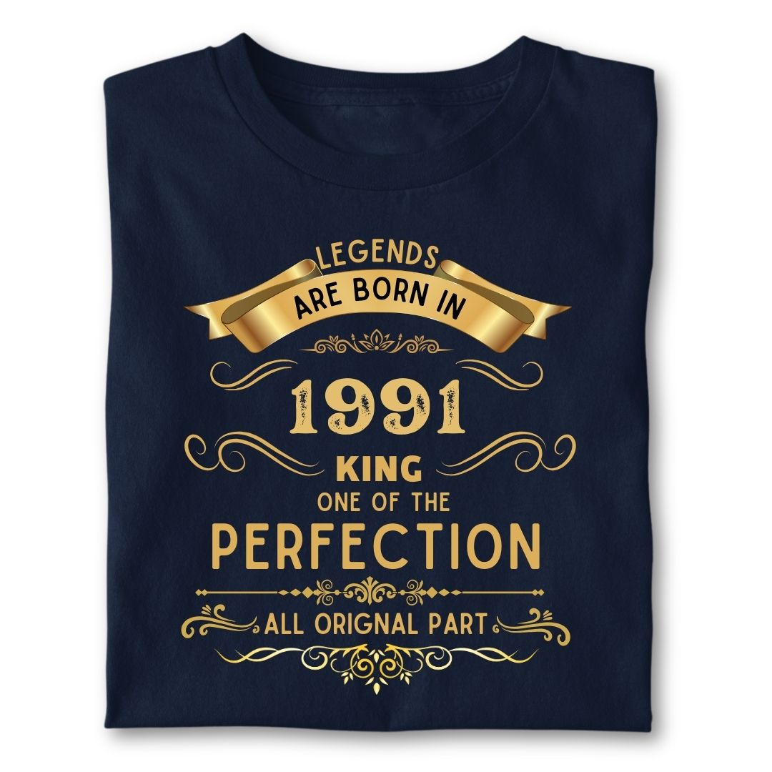 LEGENDS ARE BORN IN 1991 KING GOLDEN