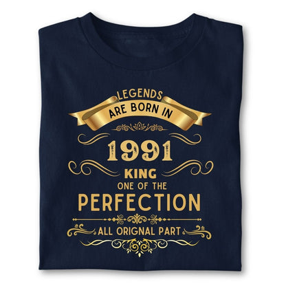 LEGENDS ARE BORN IN 1991 KING GOLDEN