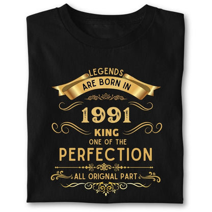 LEGENDS ARE BORN IN 1991 KING GOLDEN