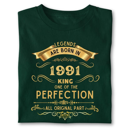 LEGENDS ARE BORN IN 1991 KING GOLDEN