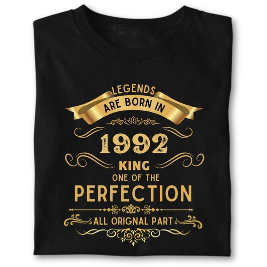 LEGENDS ARE BORN IN 1992 KING GOLDEN