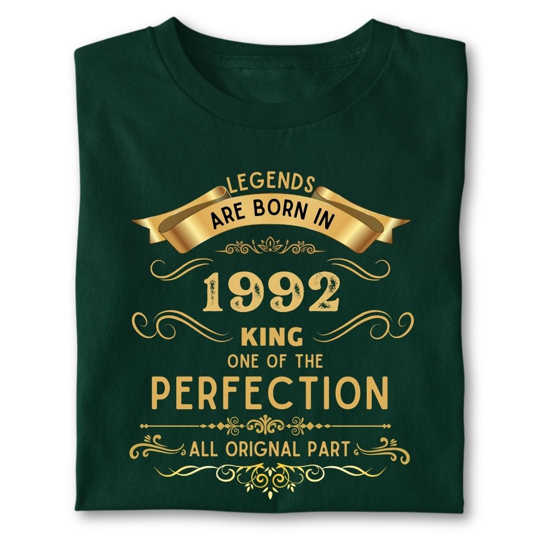 LEGENDS ARE BORN IN 1992 KING GOLDEN