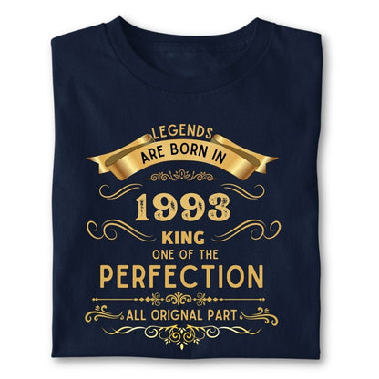 LEGENDS ARE BORN IN 1993 KING GOLDEN