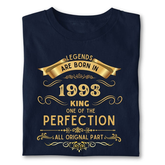LEGENDS ARE BORN IN 1993 KING GOLDEN