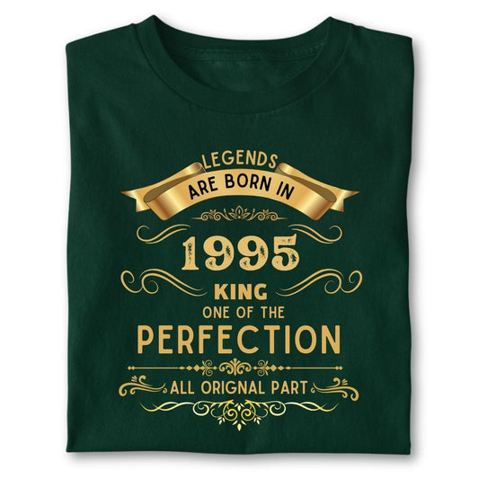 LEGENDS ARE BORN IN 1995 KING GOLDEN