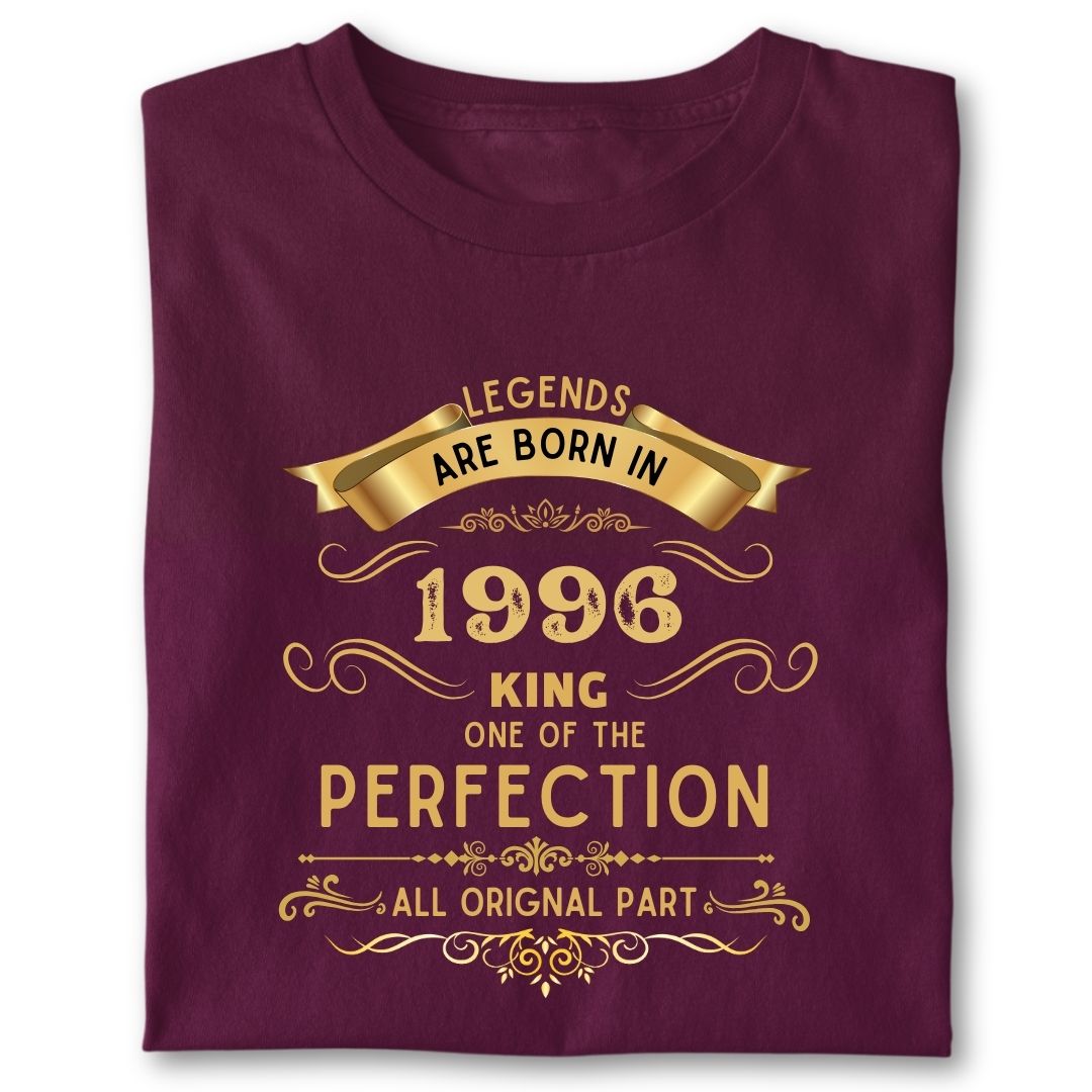 LEGENDS ARE BORN IN 1996 KING GOLDEN