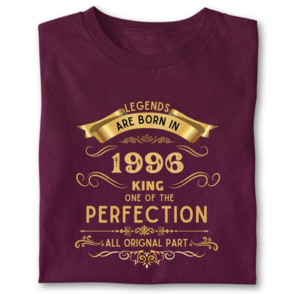 LEGENDS ARE BORN IN 1996 KING GOLDEN