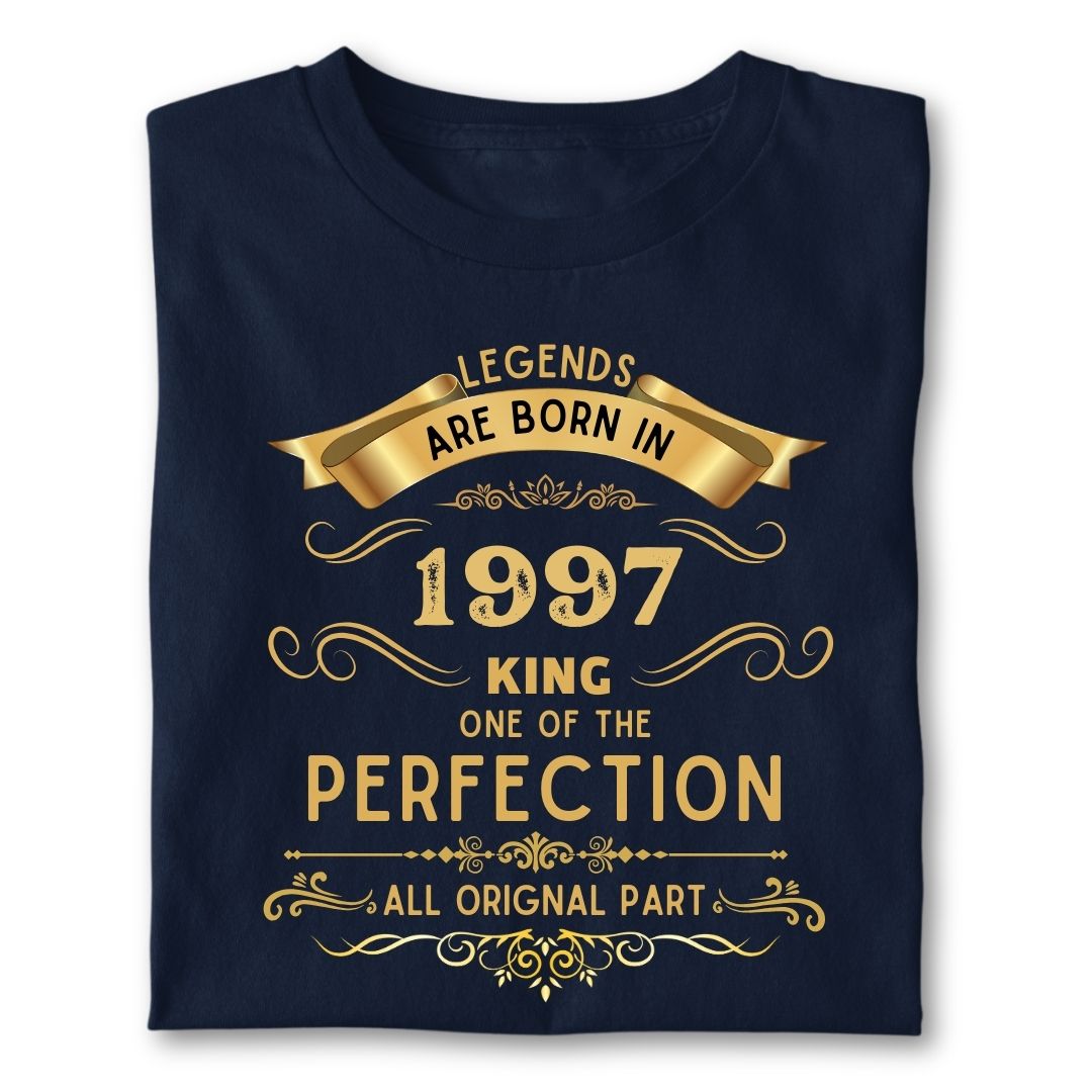 LEGENDS ARE BORN IN 1997 KING GOLDEN