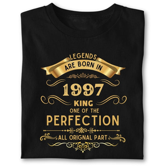 LEGENDS ARE BORN IN 1997 KING GOLDEN