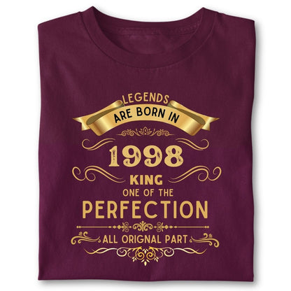 LEGENDS ARE BORN IN 1998 KING GOLDEN