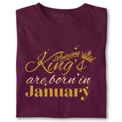 Awesome king are born in January