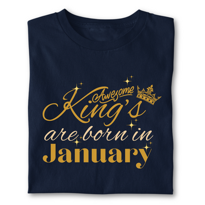 Awesome king are born in January