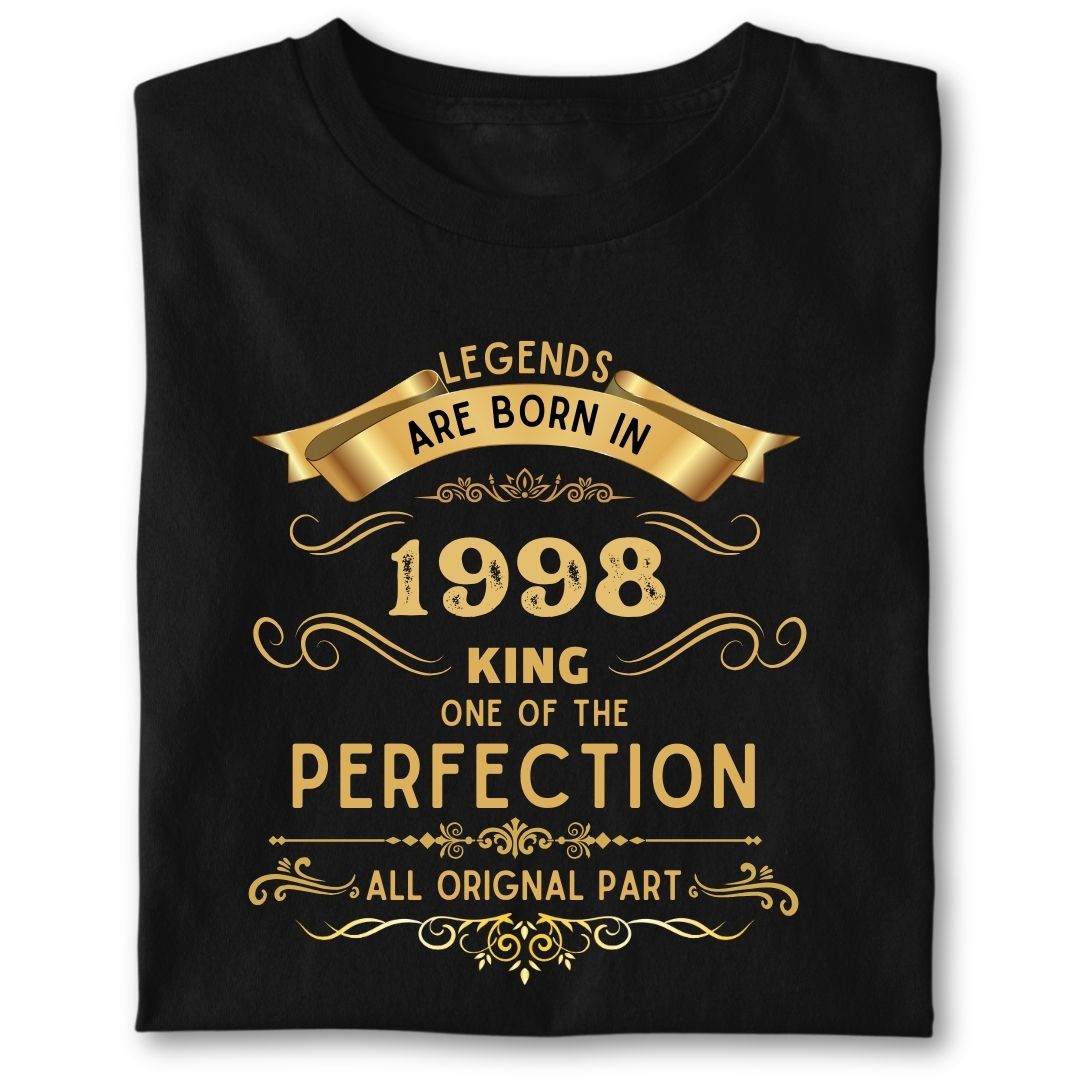 LEGENDS ARE BORN IN 1998 KING GOLDEN