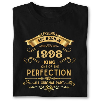 LEGENDS ARE BORN IN 1998 KING GOLDEN