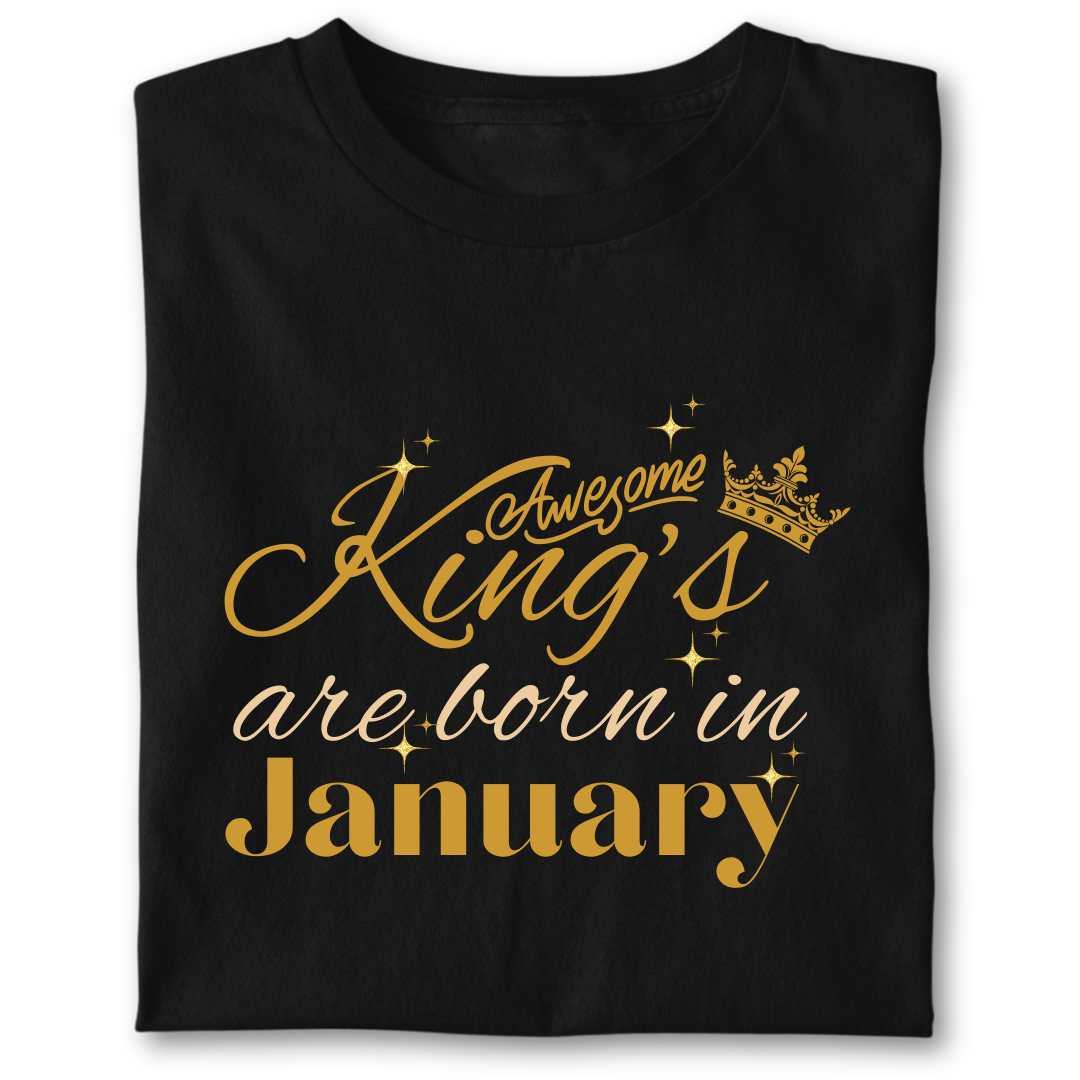 Awesome king are born in January
