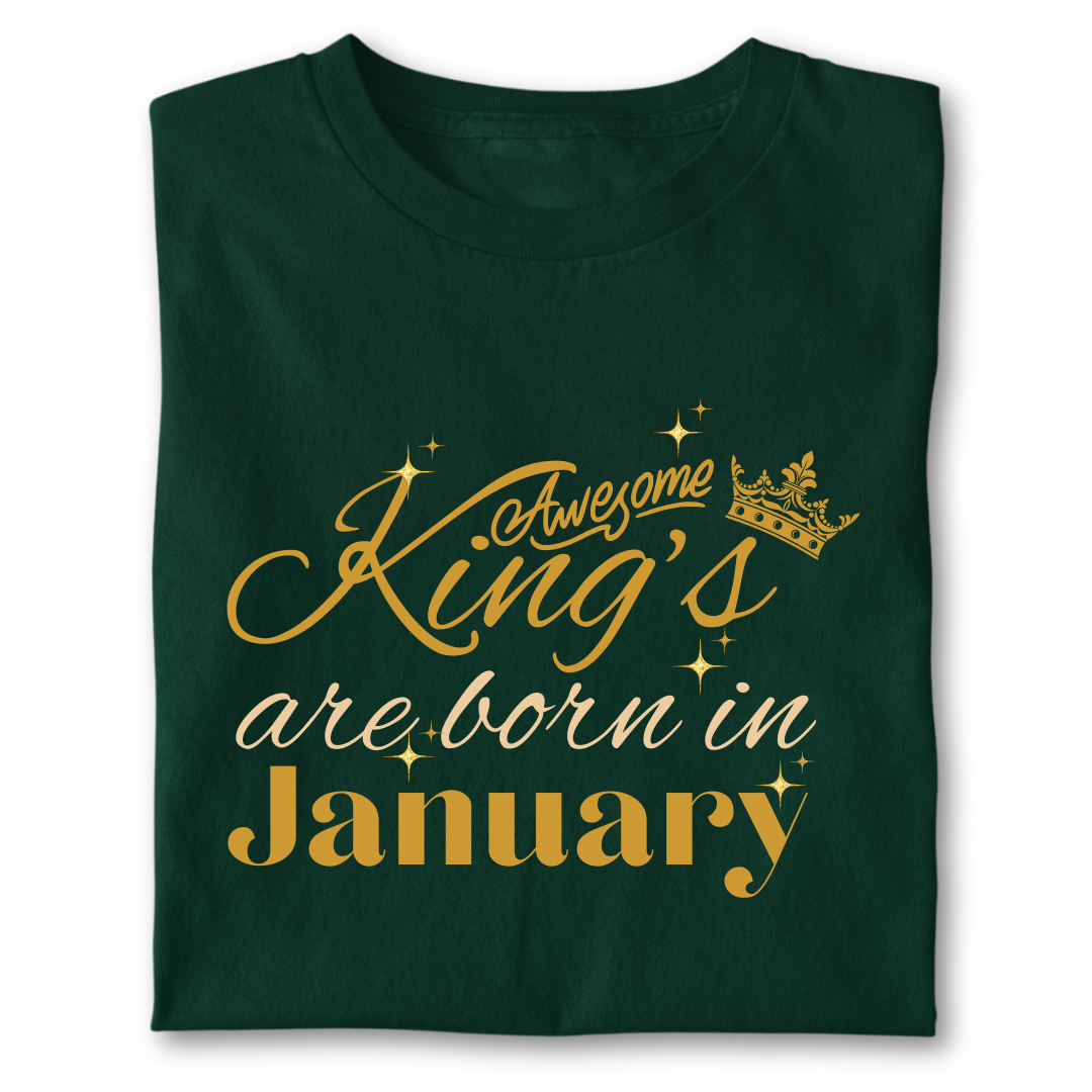 Awesome king are born in January