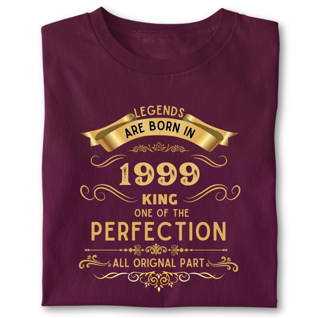 LEGENDS ARE BORN IN 1999 KING GOLDEN