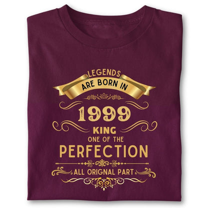 LEGENDS ARE BORN IN 1999 KING GOLDEN