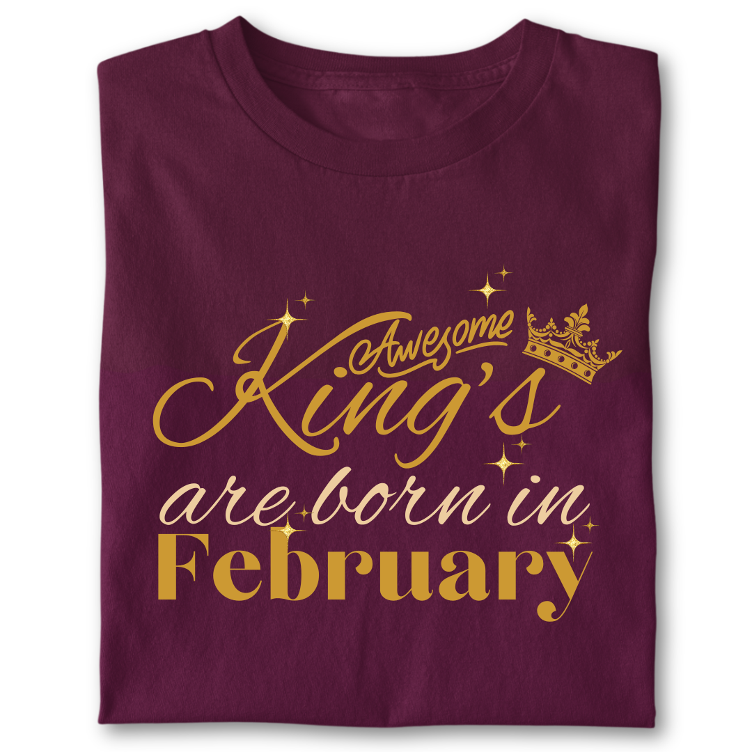 Awesome king are born in February