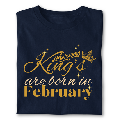 Awesome king are born in February