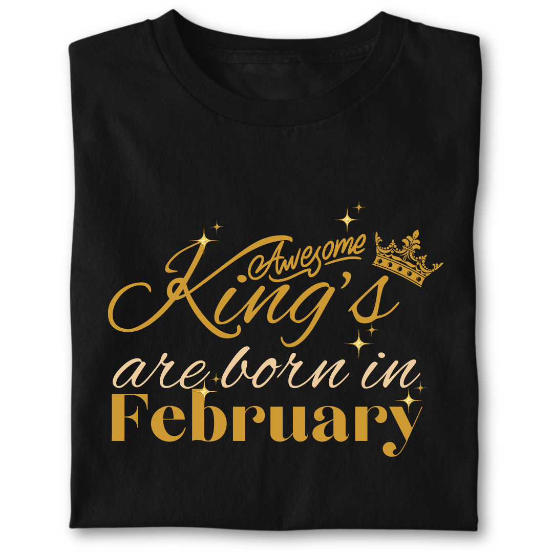 Awesome king are born in February