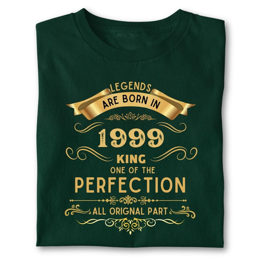 LEGENDS ARE BORN IN 1999 KING GOLDEN