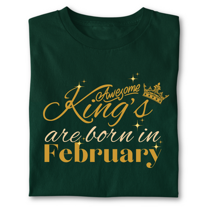 Awesome king are born in February