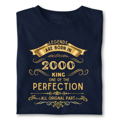 LEGENDS ARE BORN IN 2000 KING GOLDEN