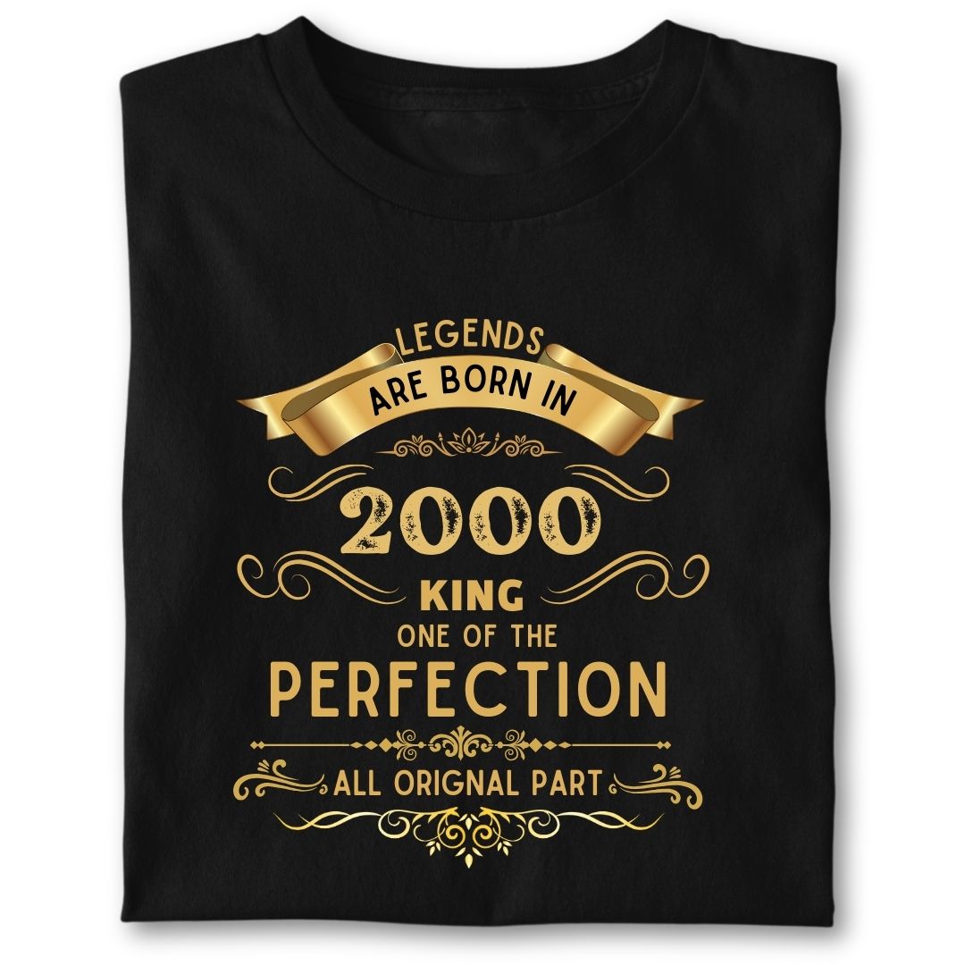LEGENDS ARE BORN IN 2000 KING GOLDEN