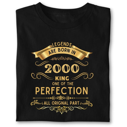 LEGENDS ARE BORN IN 2000 KING GOLDEN