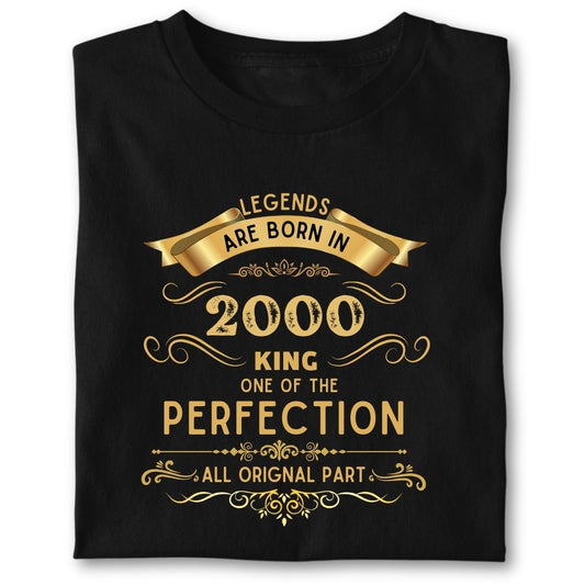 LEGENDS ARE BORN IN 2000 KING GOLDEN