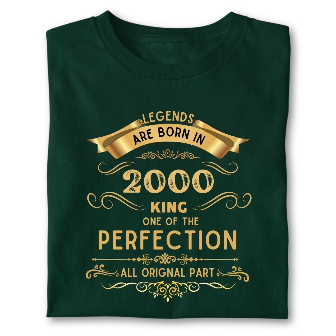 LEGENDS ARE BORN IN 2000 KING GOLDEN