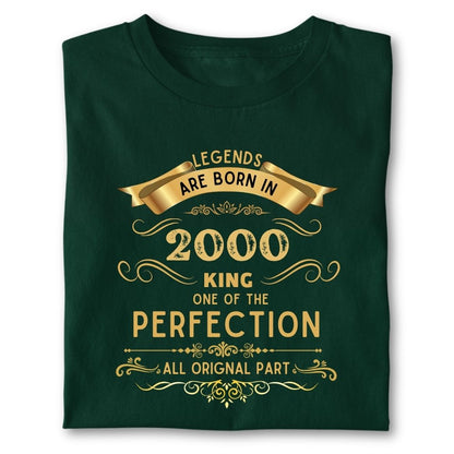 LEGENDS ARE BORN IN 2000 KING GOLDEN