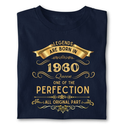 LEGENDS ARE BORN IN 1960 QUEEN GOLDEN