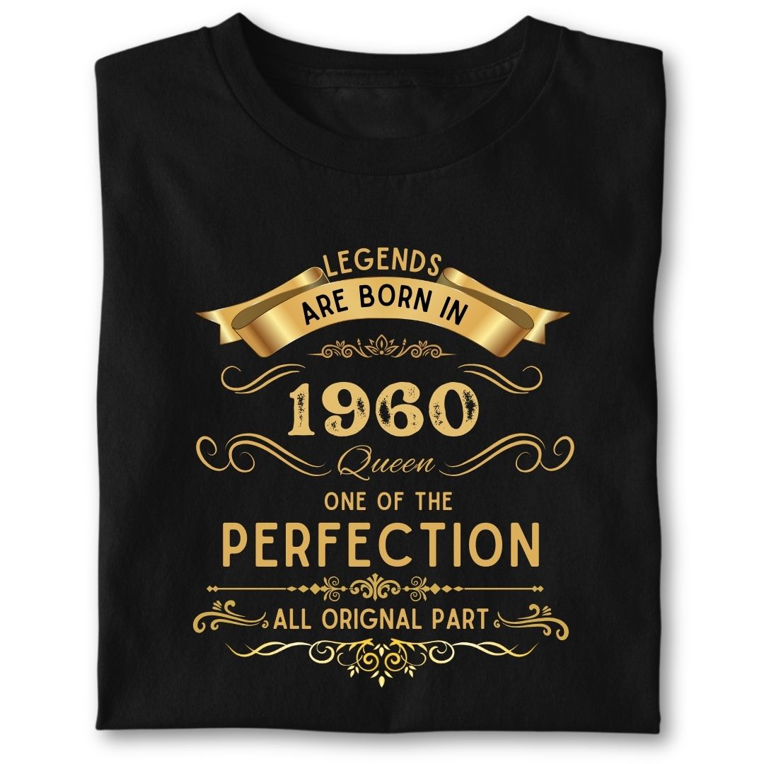 LEGENDS ARE BORN IN 1960 QUEEN GOLDEN