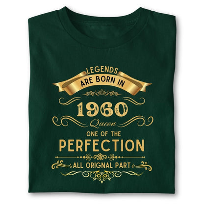 LEGENDS ARE BORN IN 1960 QUEEN GOLDEN