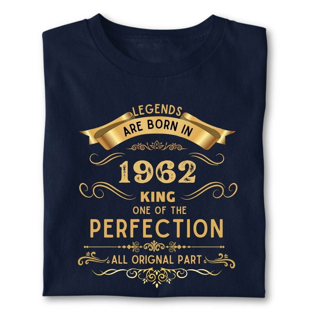 LEGENDS ARE BORN IN 1962 KING GOLDEN