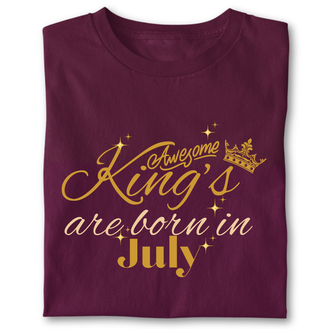 Awesome king are born in JULY
